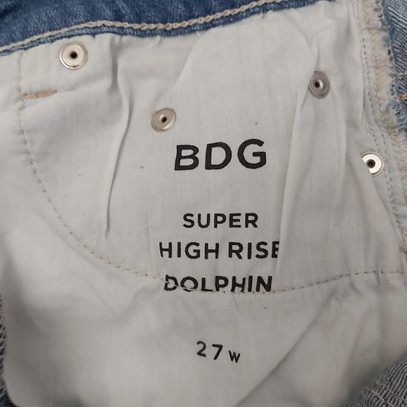 BDG Super High Rise Dolphin Denim Shorts - Picture 5 of 8